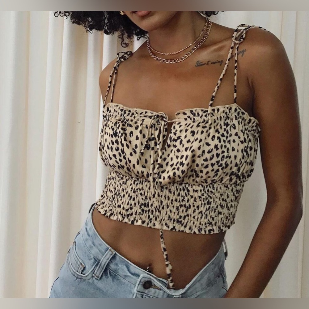 Princess Polly Benita Top Leopard (US L) 🐆
